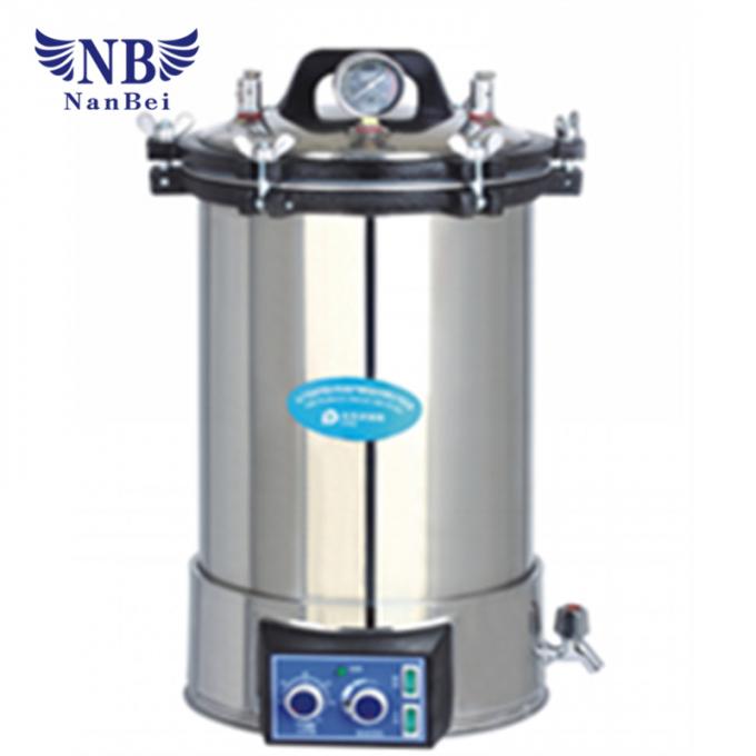 Portable Mini High Temperature Type Sterilization 410×410×520  Mm Dimension 0