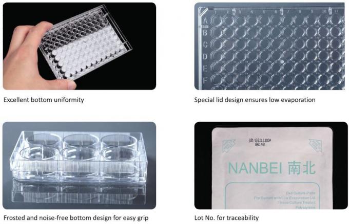 6 well 9.5cm Cell Culture Plates For P3 Laboratory 5