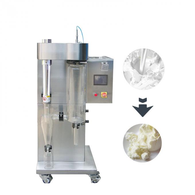 2L/H Lab Spray Dryer , Small Scale Spray Drying Machine 30c-280c Temp Of Inlet Air 0