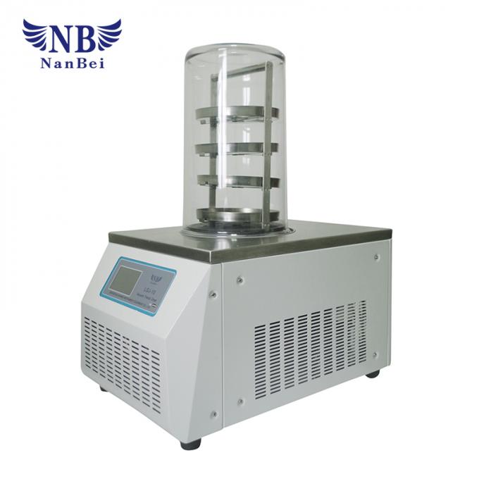 Standard Vacuum Food Lypholizer 0.12m2 Lab Freeze Dryer 7