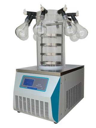 Standard Vacuum Food Lypholizer 0.12m2 Lab Freeze Dryer 11