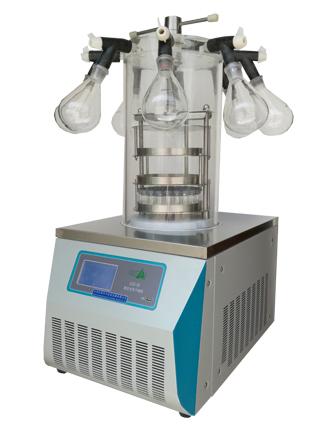 Standard Vacuum Food Lypholizer 0.12m2 Lab Freeze Dryer 13