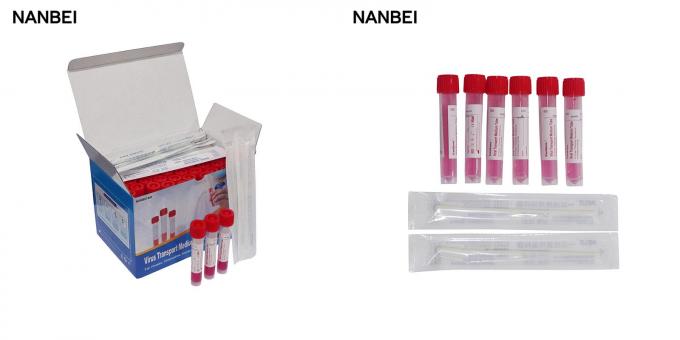 Disposable Throat Tube Swab Biotechnology Lab Equipment 2 Set 0