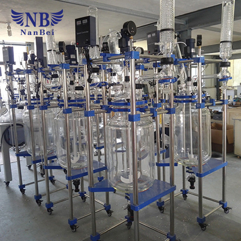 Lab Chemical 50L Double Layer Glass Reactor
