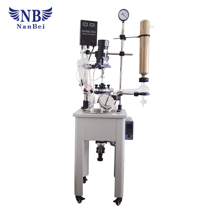 20L chemical lab single layer glass reactor