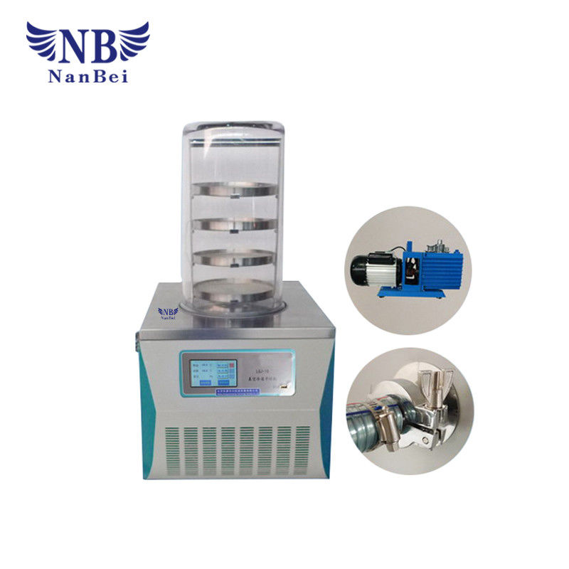 Bench Lab Freeze Dryer , Pharmaceutical Freeze Dryer Vacuum Degree <10PA