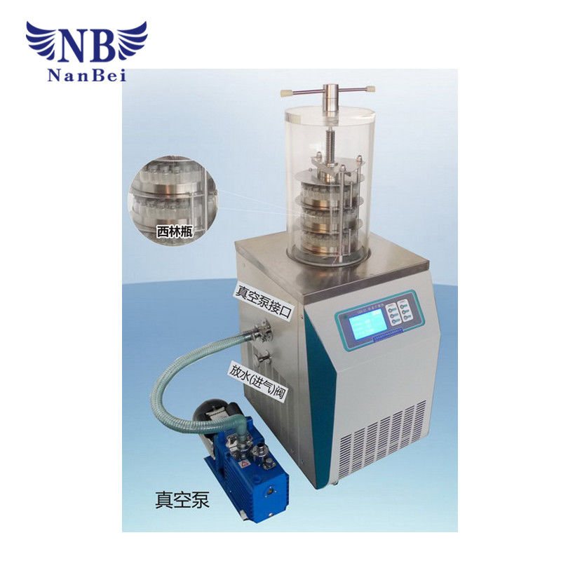 Chemical Lab Freeze Dryer Cold Trap Temperature -55degree CE Certification
