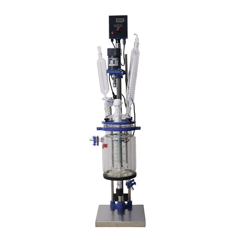 Double Layer Lab Chemical 5L Jacketed Glass Reacto