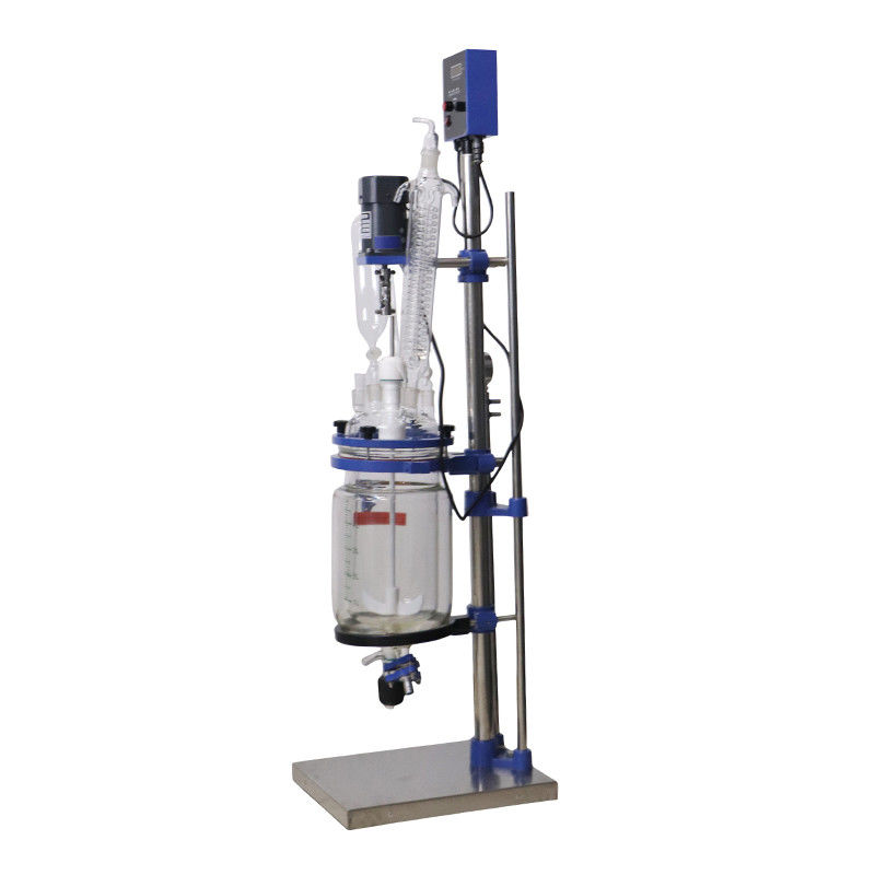 Double Layer Lab Chemical 5L Jacketed Glass Reactor