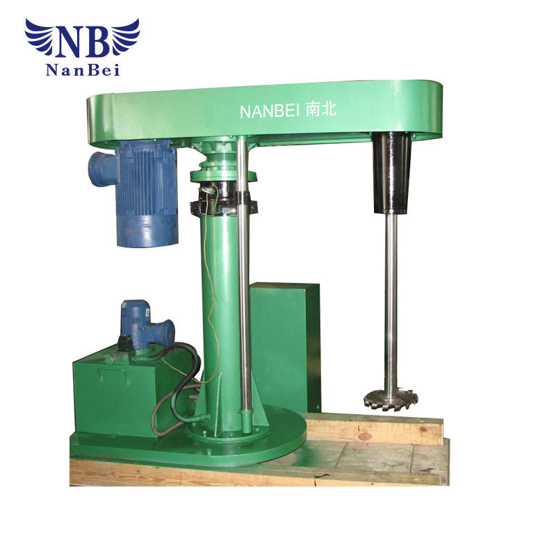7.5 KW  80~1250 rpm Root Paint And Ink Manual Lifting Disperser with CE