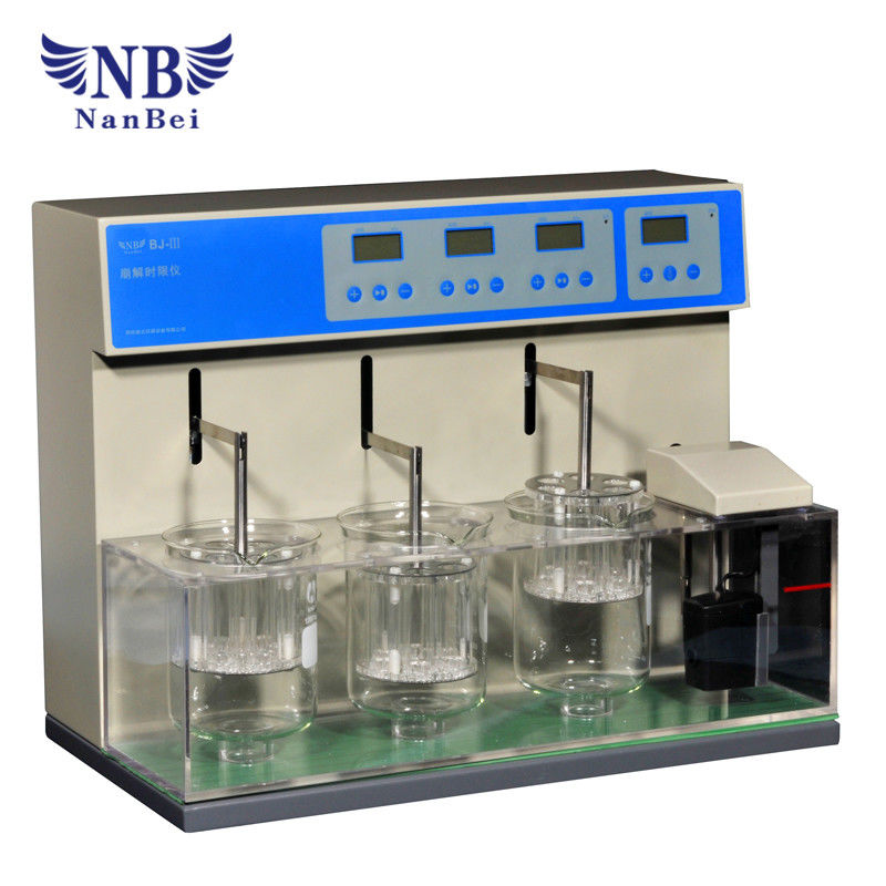3 Vessels Disintegration Drug Testing Instrument Laboratory Medical Tablet
