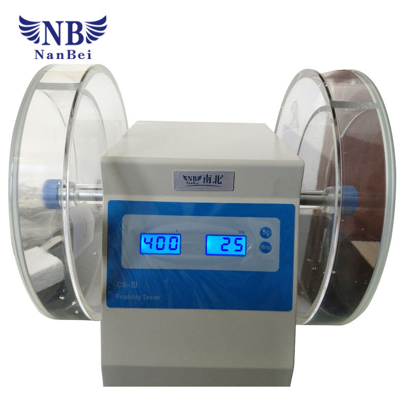Digital 2 Drums Automatic Friability Test For Tablets Φ286mm Cylinder Radius