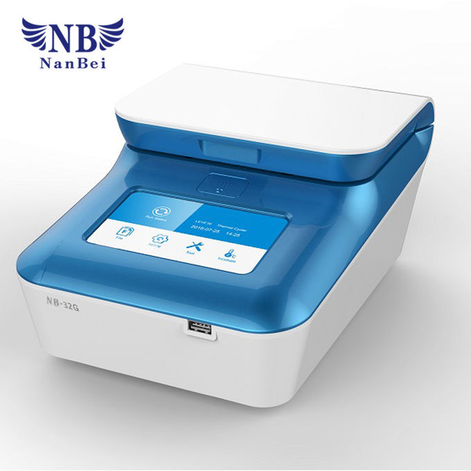 32 Hole 0.2ml Capacity Biotechnology Lab Equipment Portable Thermal Cycler Pcr Machine 0