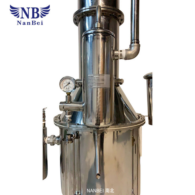 Electric Heating Tower Double SS 200L/H Water Distilling Apparatus 2