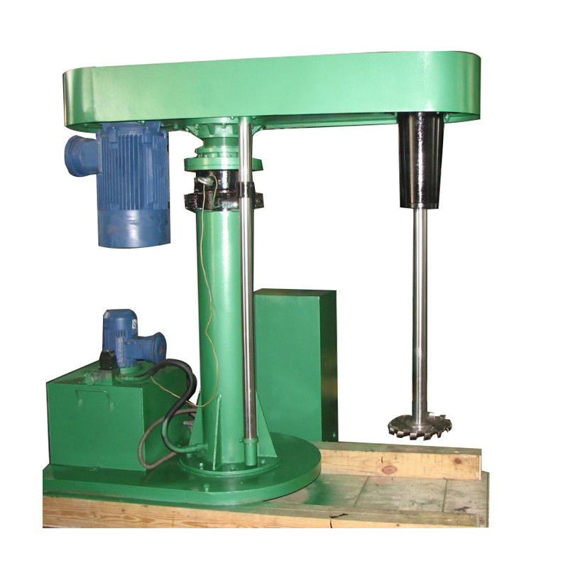 7.5 KW  80~1250 rpm Root Paint And Ink Manual Lifting Disperser with CE