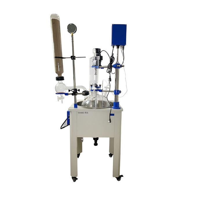 Explosion Proof Single Layer 30L Chemical Glass Reactor 3