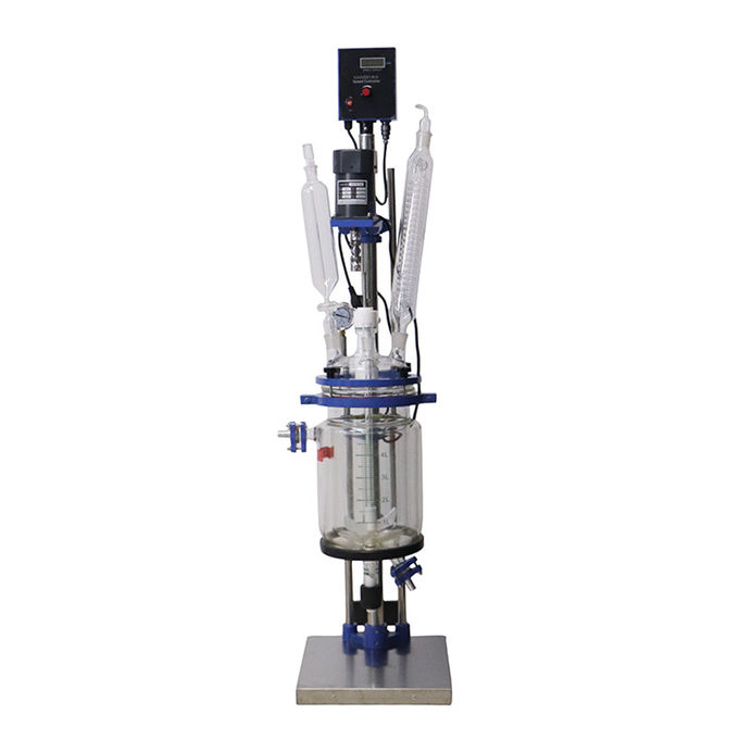 Double Layer Lab Chemical 5L Jacketed Glass Reactor 1